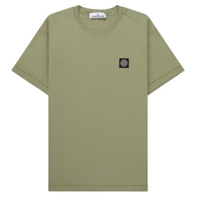 Stone Island Lime Box Logo 2100027 T-Shirt