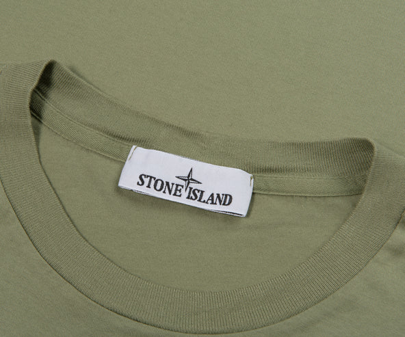 Stone Island Lime Box Logo 2100027 T-Shirt