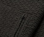 Stone Island Green Chunky Knitted Full Zip Cardigan