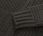 Stone Island Green Chunky Knitted Full Zip Cardigan