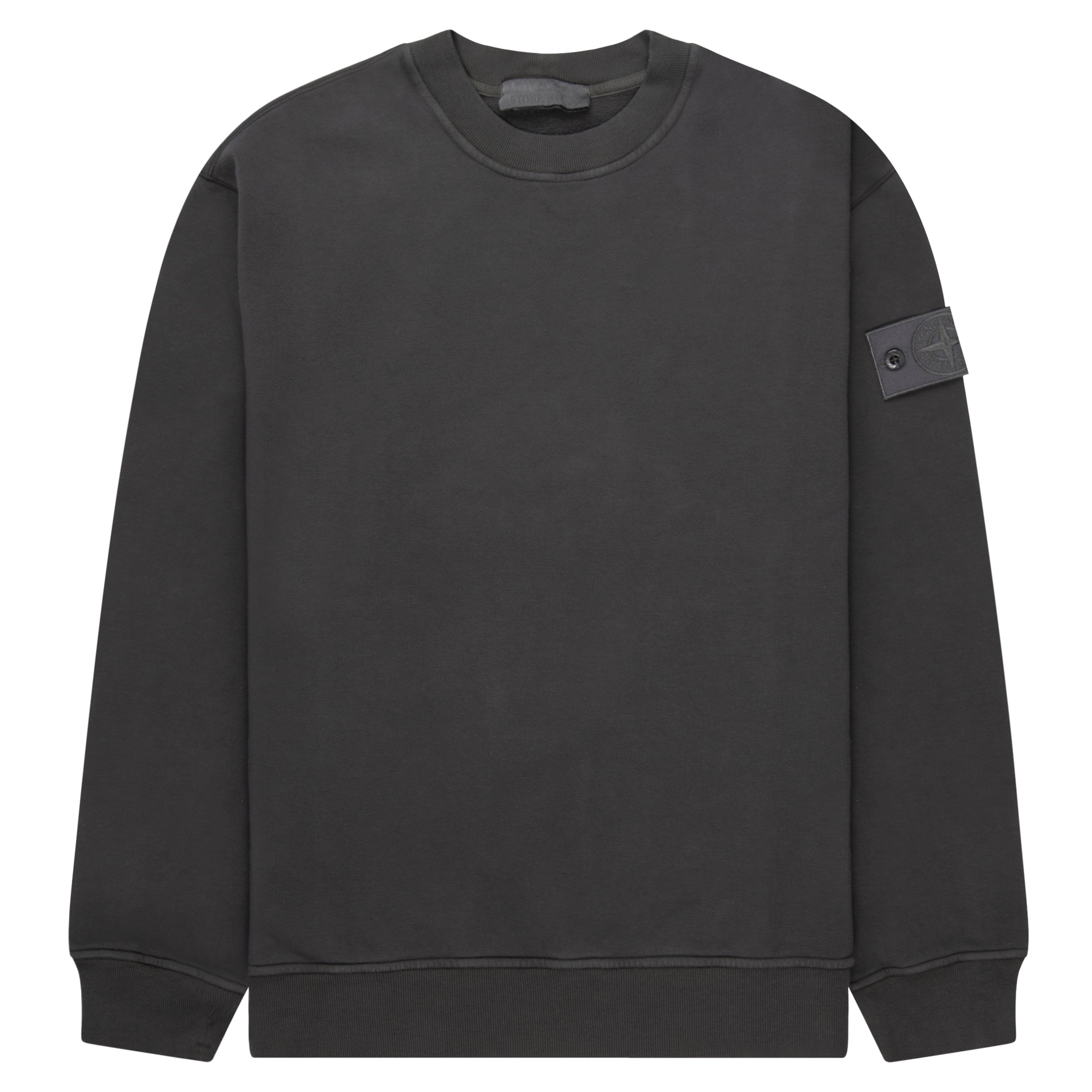 Stone Island Ghost Grey Soft Cotton Sweatshirt
