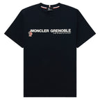 Moncler Grenoble Navy Logo Cotton T-Shirt