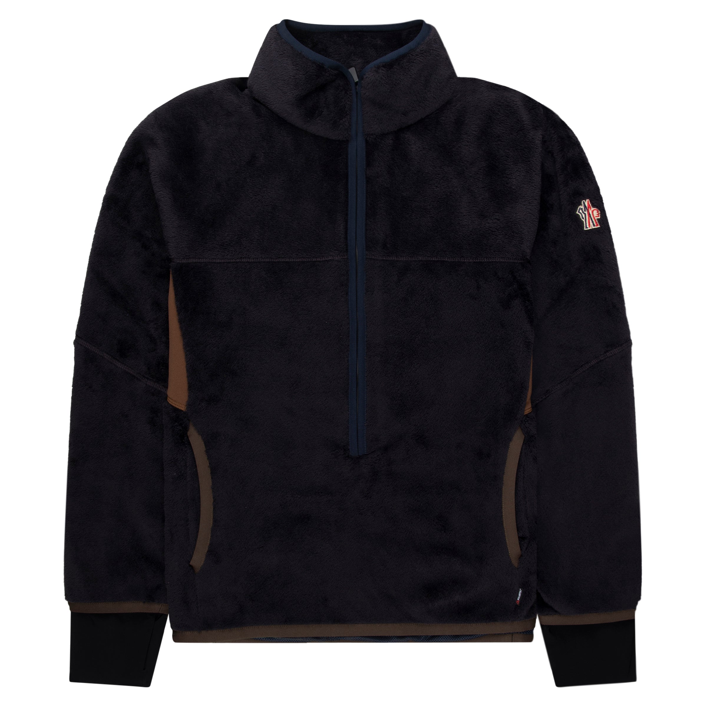 Moncler Grenoble Purple Polartec Fleece Sweatshirt