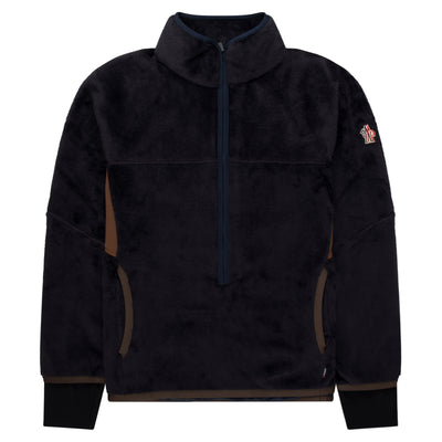 Moncler Grenoble Purple Polartec Fleece Sweatshirt