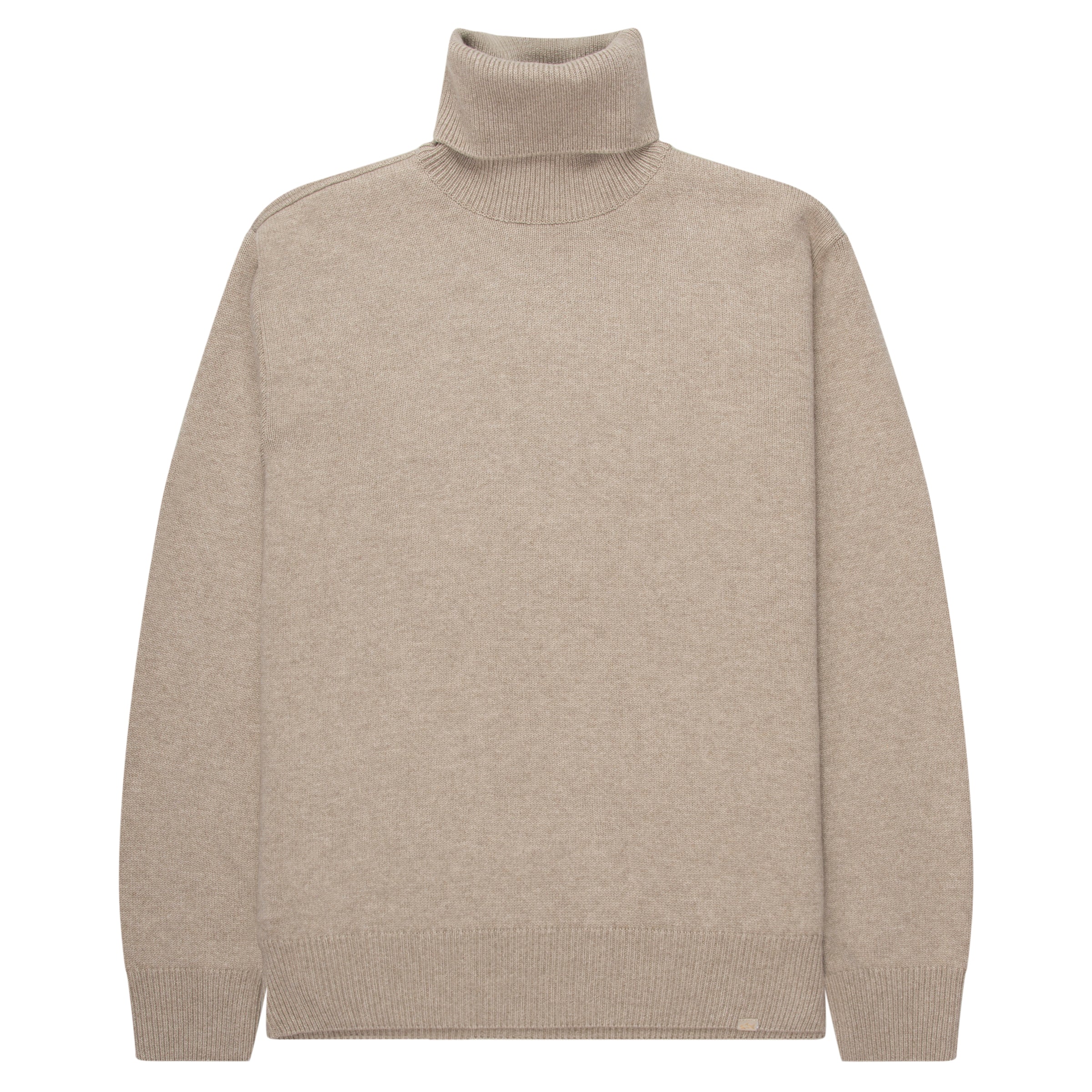 Paul & Shark Beige Knitted Roll Neck
