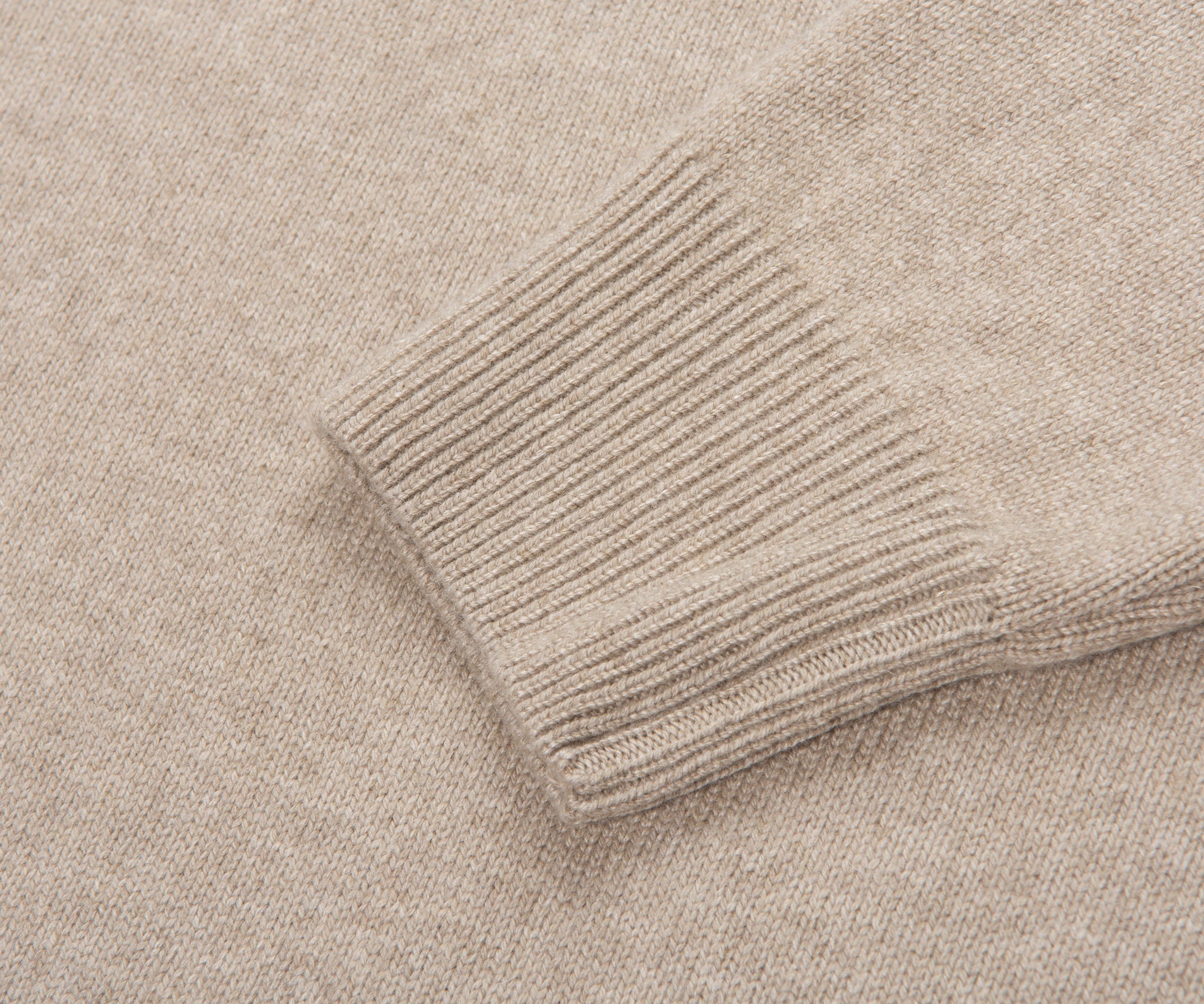 Paul & Shark Beige Knitted Roll Neck