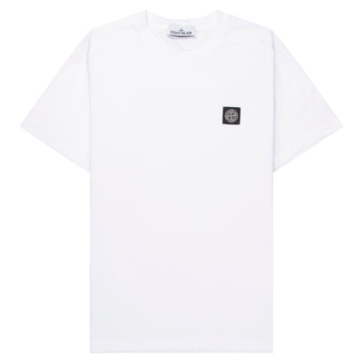 Stone Island White Box Logo T-Shirt