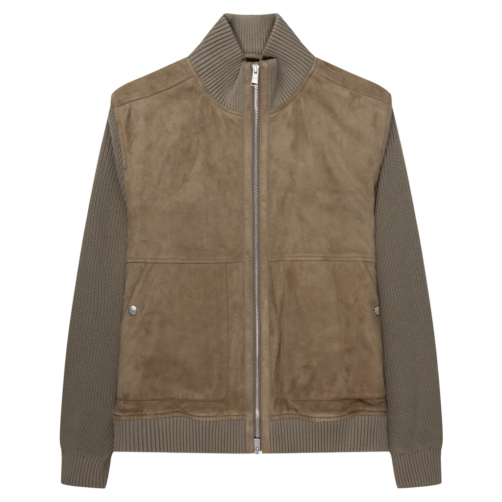 Boss H Maparo Sage Hybrid Full Zip Bomber