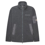 Moncler Grey Full-Zip Hybrid Fleece