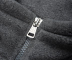 Moncler Grey Full-Zip Hybrid Fleece