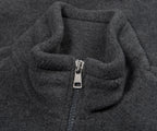 Moncler Grey Full-Zip Hybrid Fleece