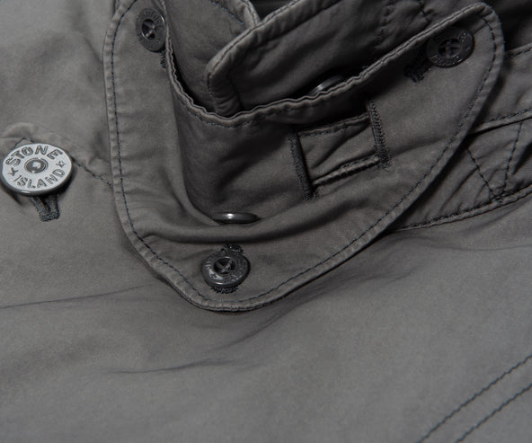 Stone Island Ghost Grey David TC 4 Pocket Parka