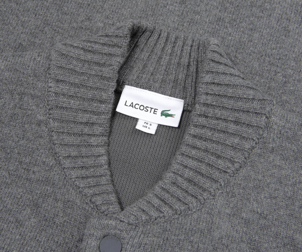 Lacoste Grey Heavy Bomber Jacket