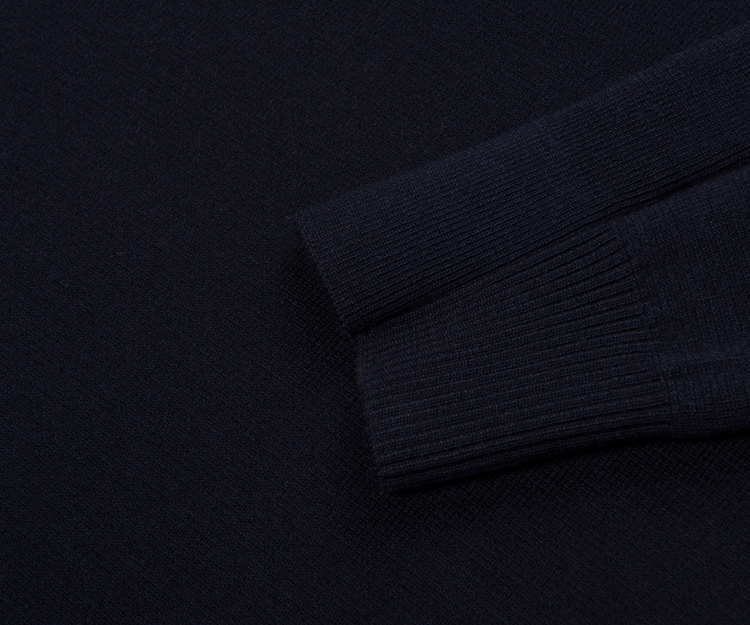 Moncler Grenoble Navy Shoulder Padded Knitted Sweater