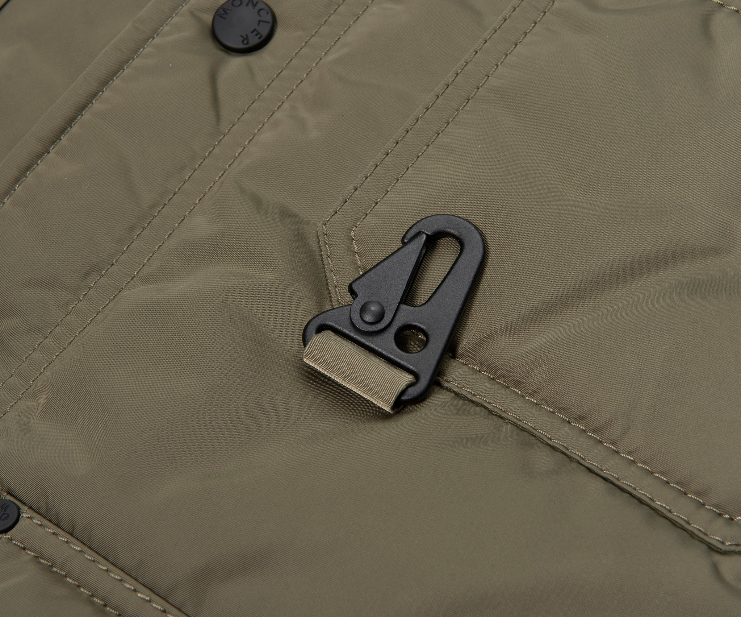 Moncler Grenoble Green Waterton Down Field Jacket