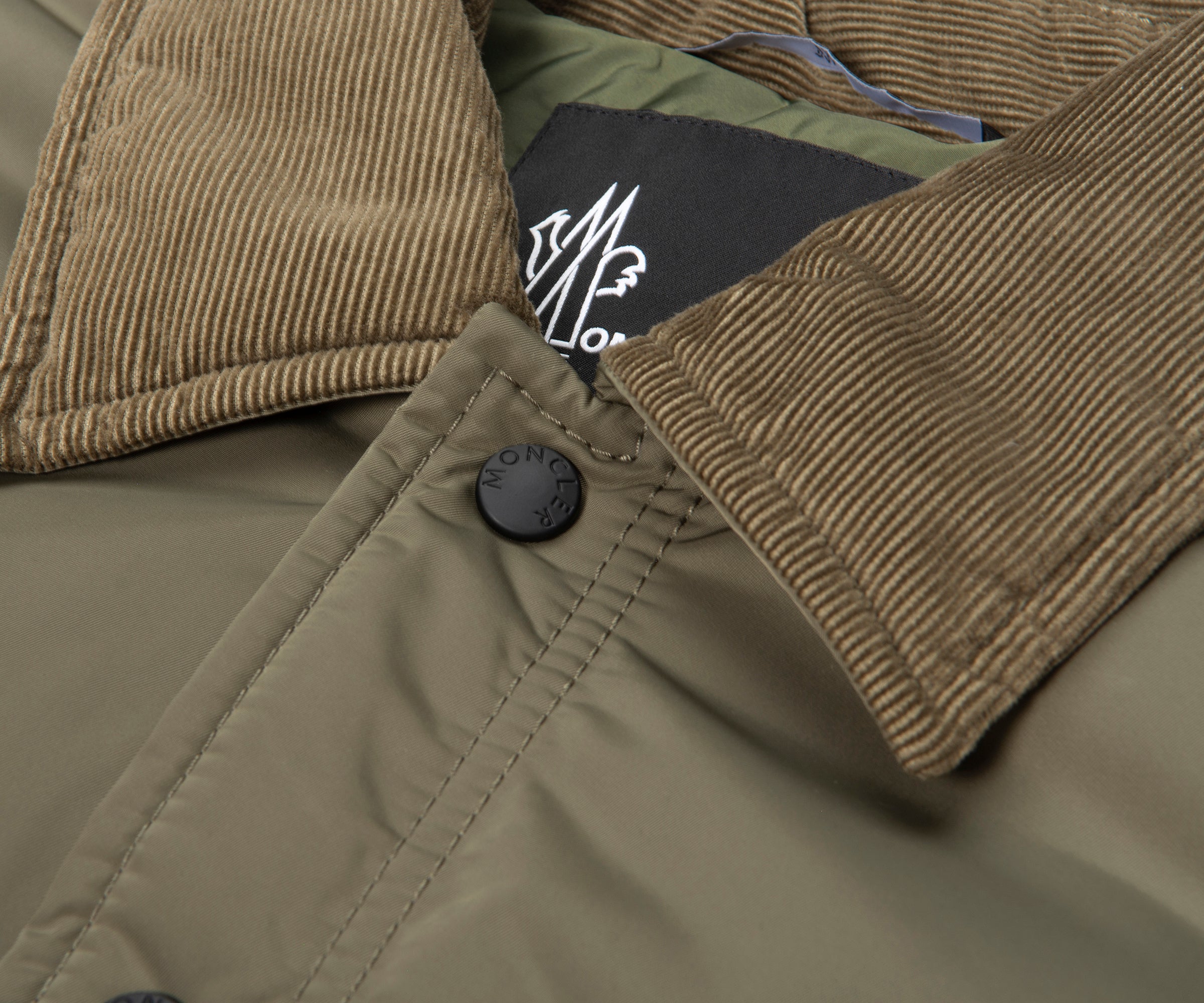 Moncler Grenoble Green Waterton Down Field Jacket