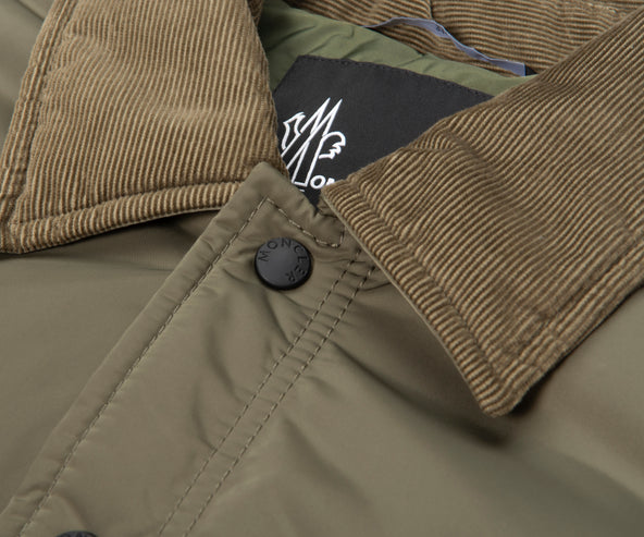 Moncler Grenoble Green Waterton Down Field Jacket