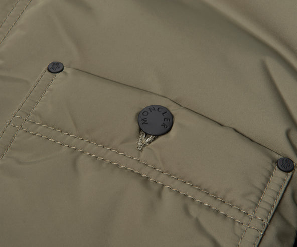 Moncler Grenoble Green Waterton Down Field Jacket