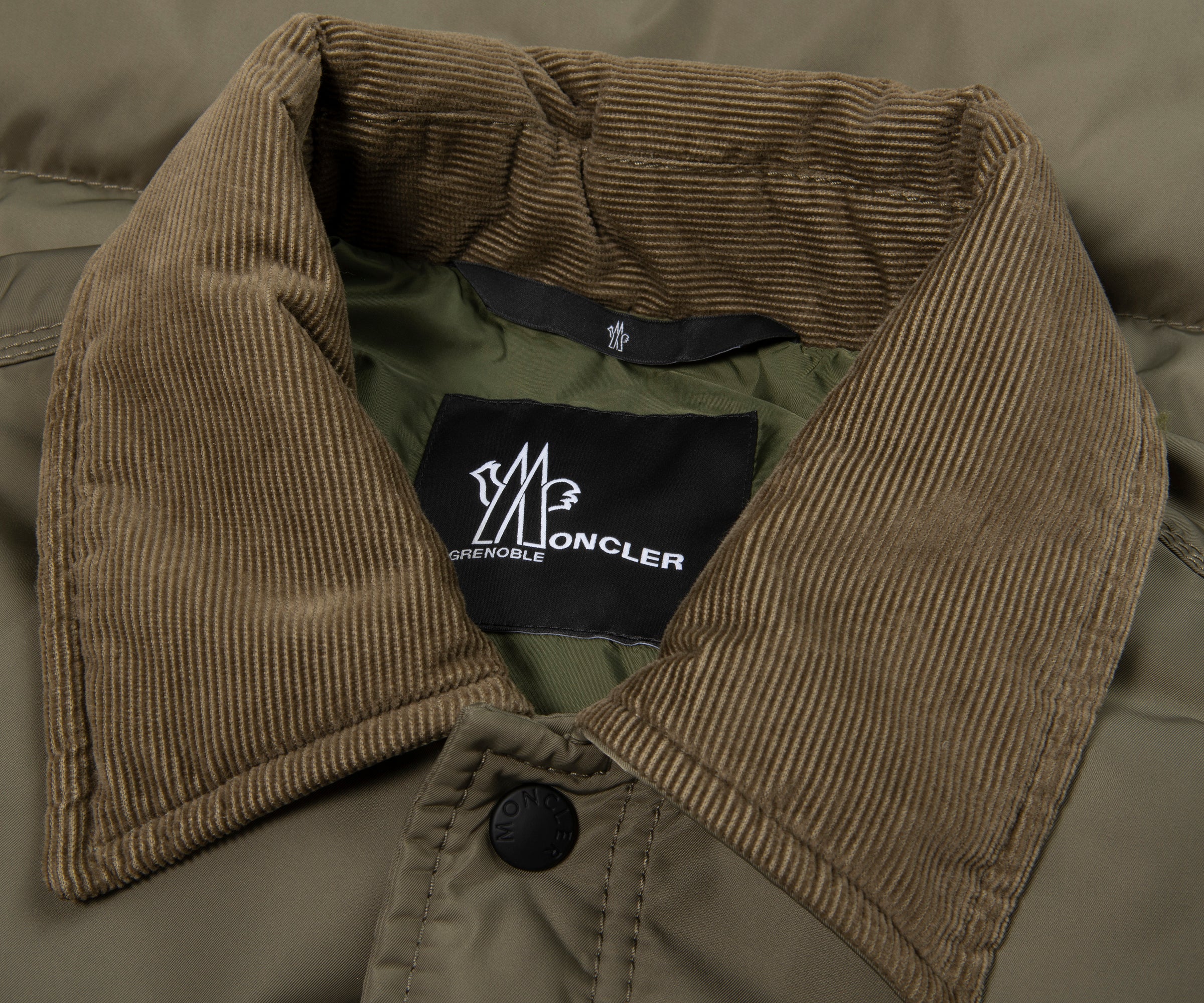 Moncler Grenoble Green Waterton Down Field Jacket