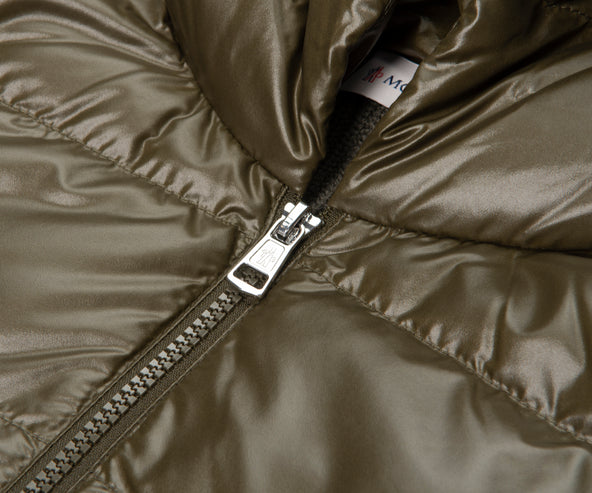 Moncler Khaki Hybrid Hooded Padded Jacket