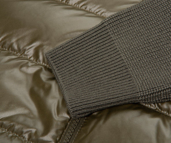 Moncler Khaki Hybrid Hooded Padded Jacket