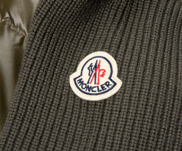 Moncler Khaki Hybrid Hooded Padded Jacket