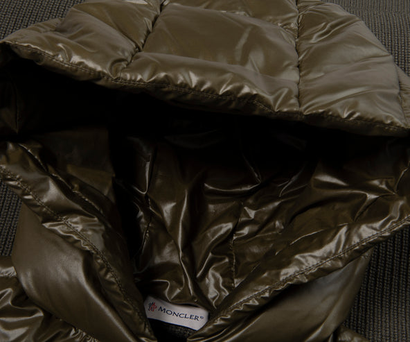 Moncler Khaki Hybrid Hooded Padded Jacket