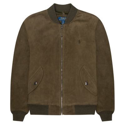Polo Ralph Lauren Green Suede Jacket
