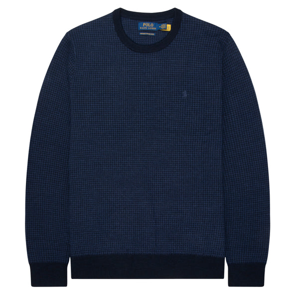 Polo Ralph Lauren Blue two-tone Crewneck