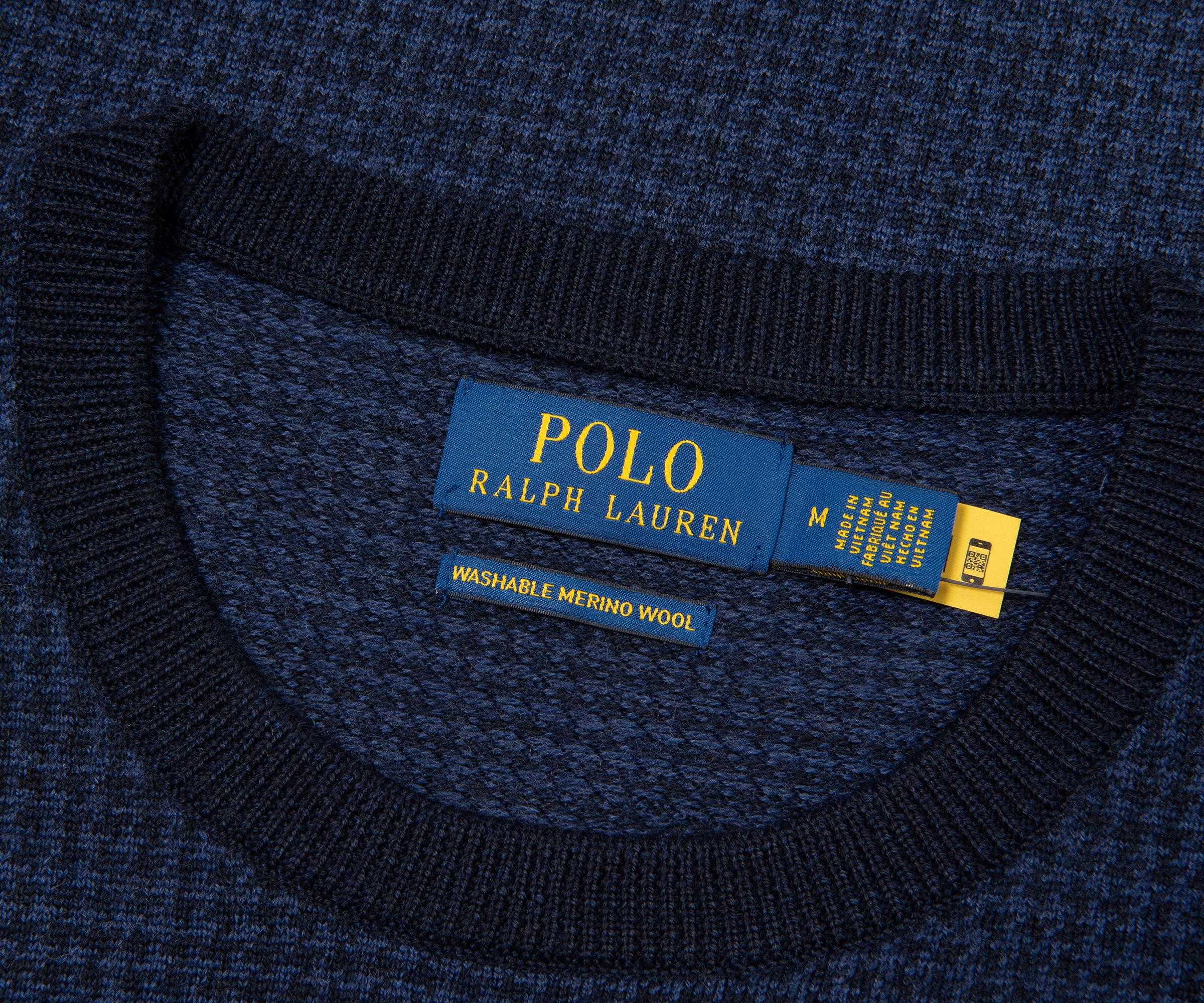 Ralph Lauren Blue two-tone Crewneck