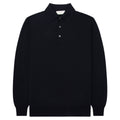 Filippo De Laurentiis Navy Merino Wool Polo