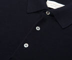 Filippo Navy Merino Wool Polo