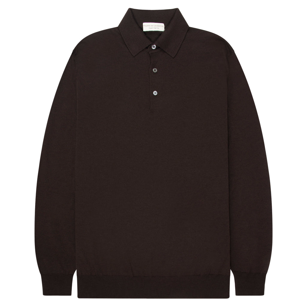 Filippo Latte Merino Wool Polo