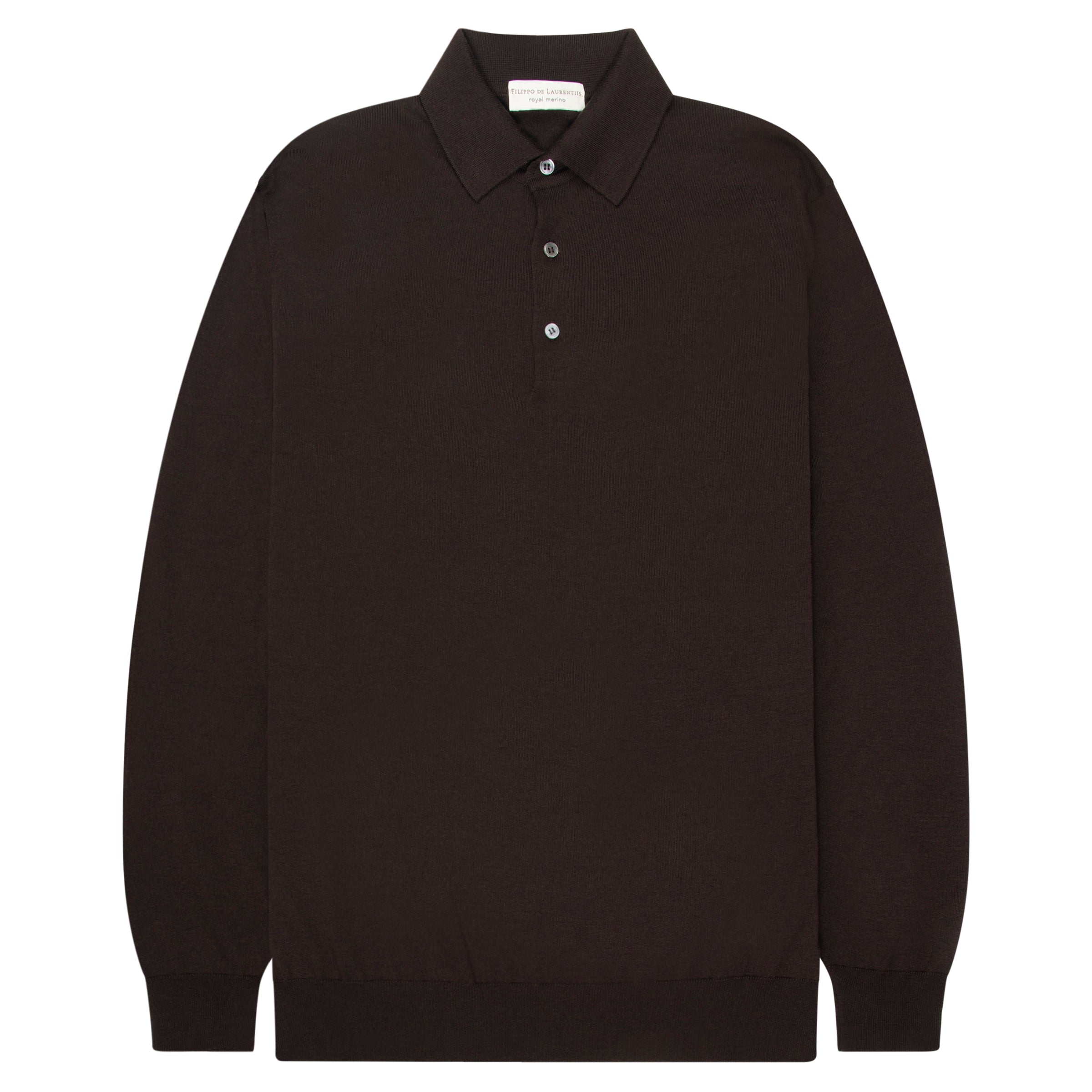 Filippo Latte Merino Wool Polo