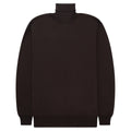 Filippo Chocolate Merino Wool Roll Neck