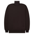Filippo Chocolate Merino Wool Roll Neck