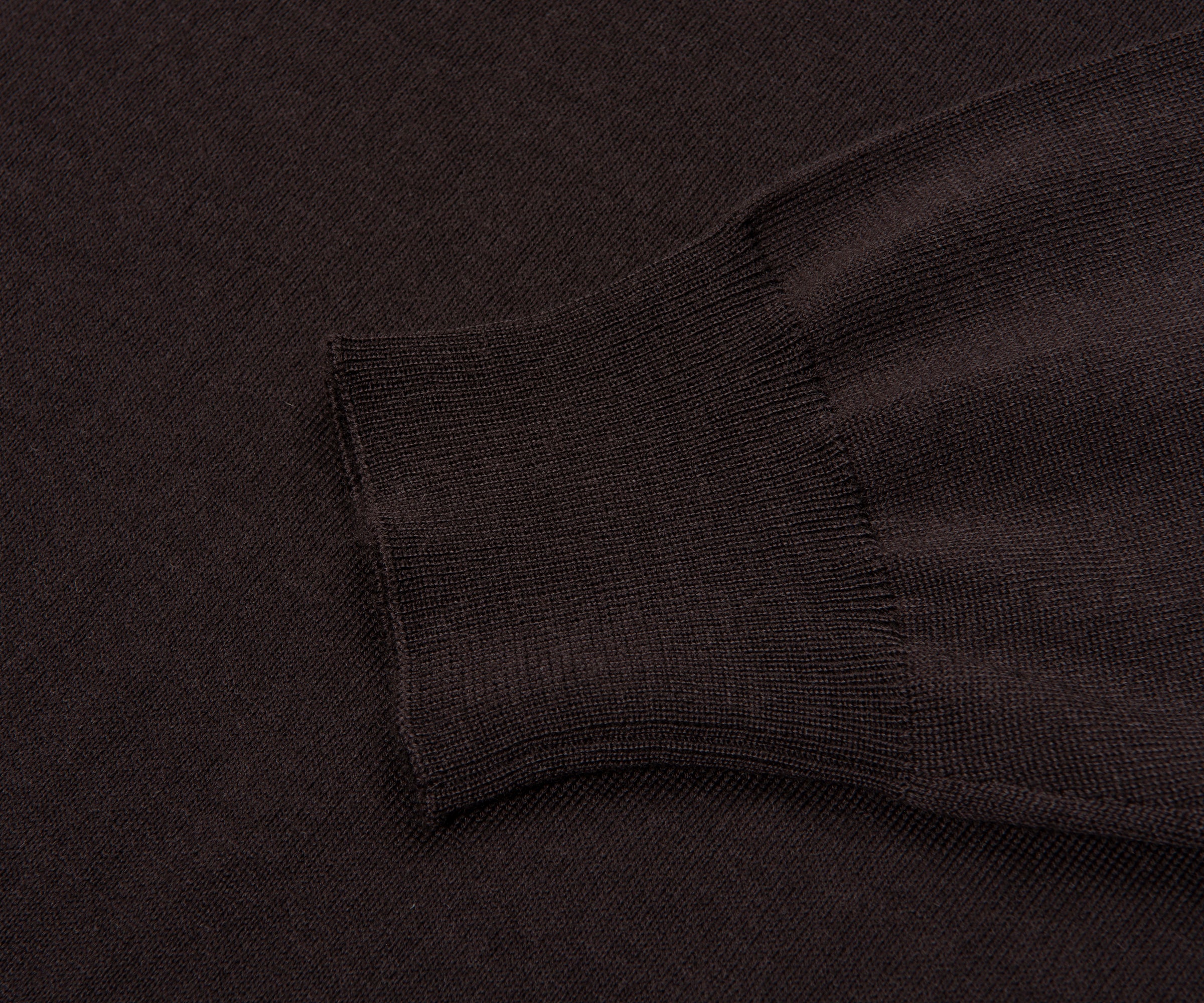 Filippo Chocolate Merino Wool Roll Neck