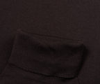 Filippo Chocolate Merino Wool Roll Neck