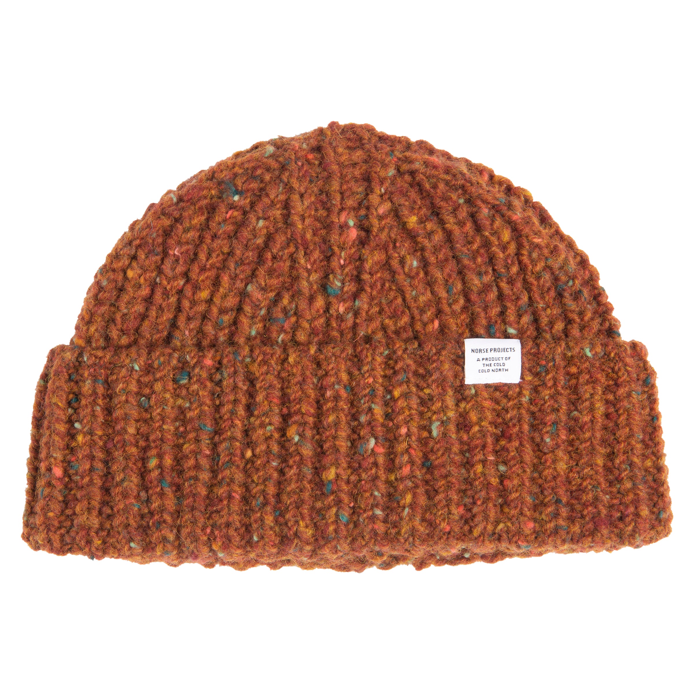 Norse Projects Orange Daniel Donegal Beanie