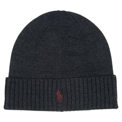 Polo Ralph Lauren Grey Signature Wool Beanie