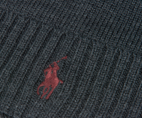 Polo Ralph Lauren Grey Signature Wool Beanie