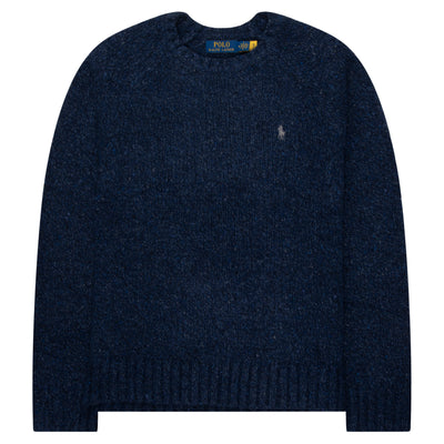 Polo Ralph Lauren Blue Fleck Chunky Knit