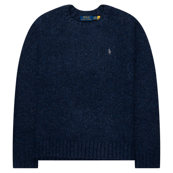 Polo Ralph Lauren Blue Fleck Chunky Knit
