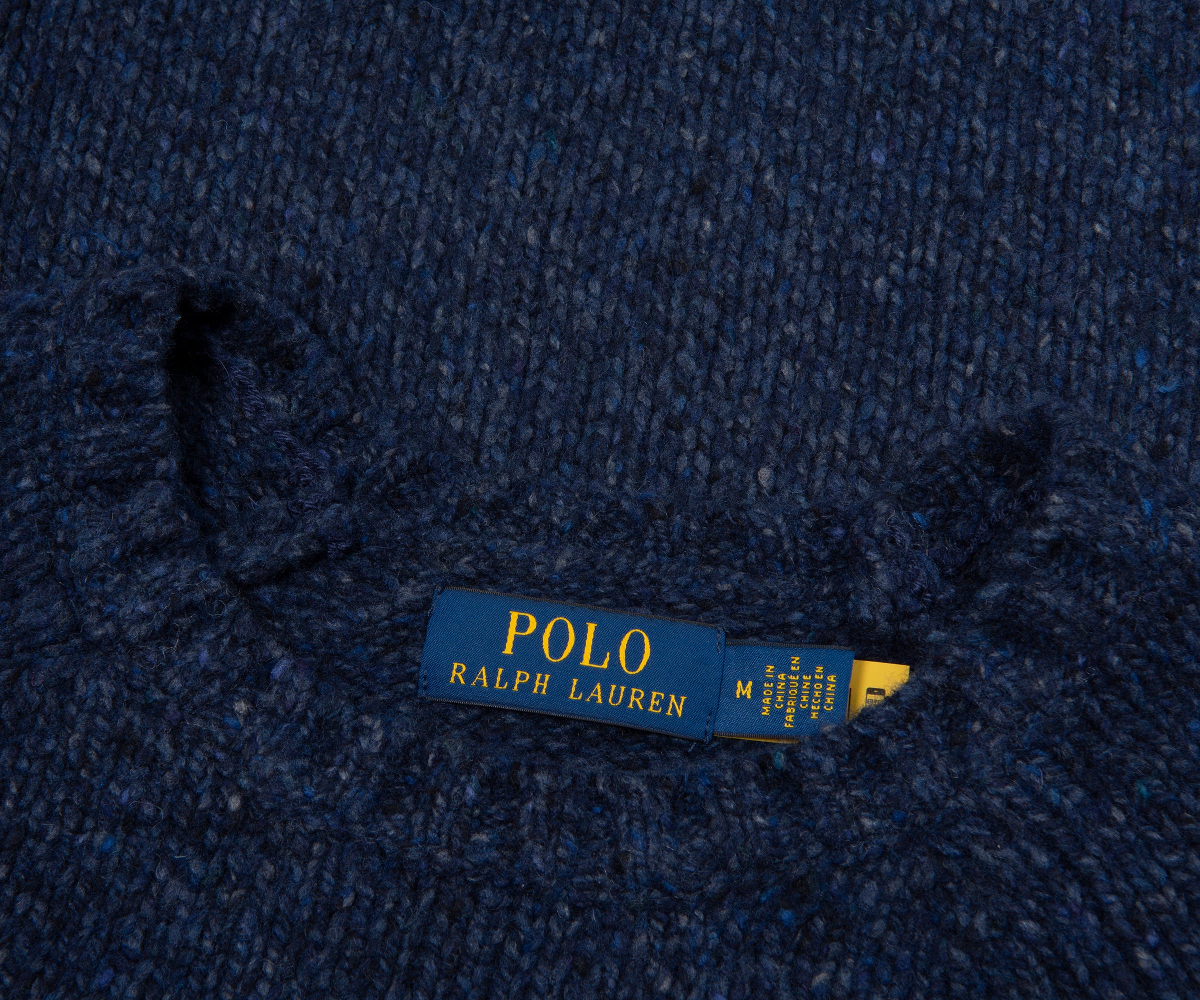 Ralph Lauren Blue Fleck Chunky Knit