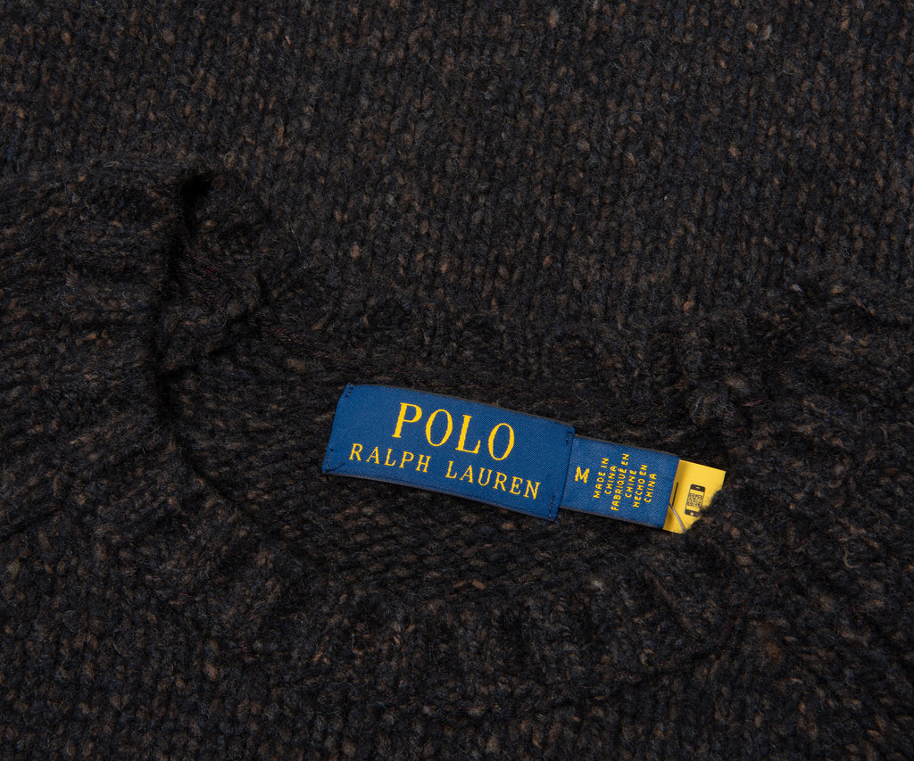Ralph Lauren Chocolate Fleck Chunky Knit