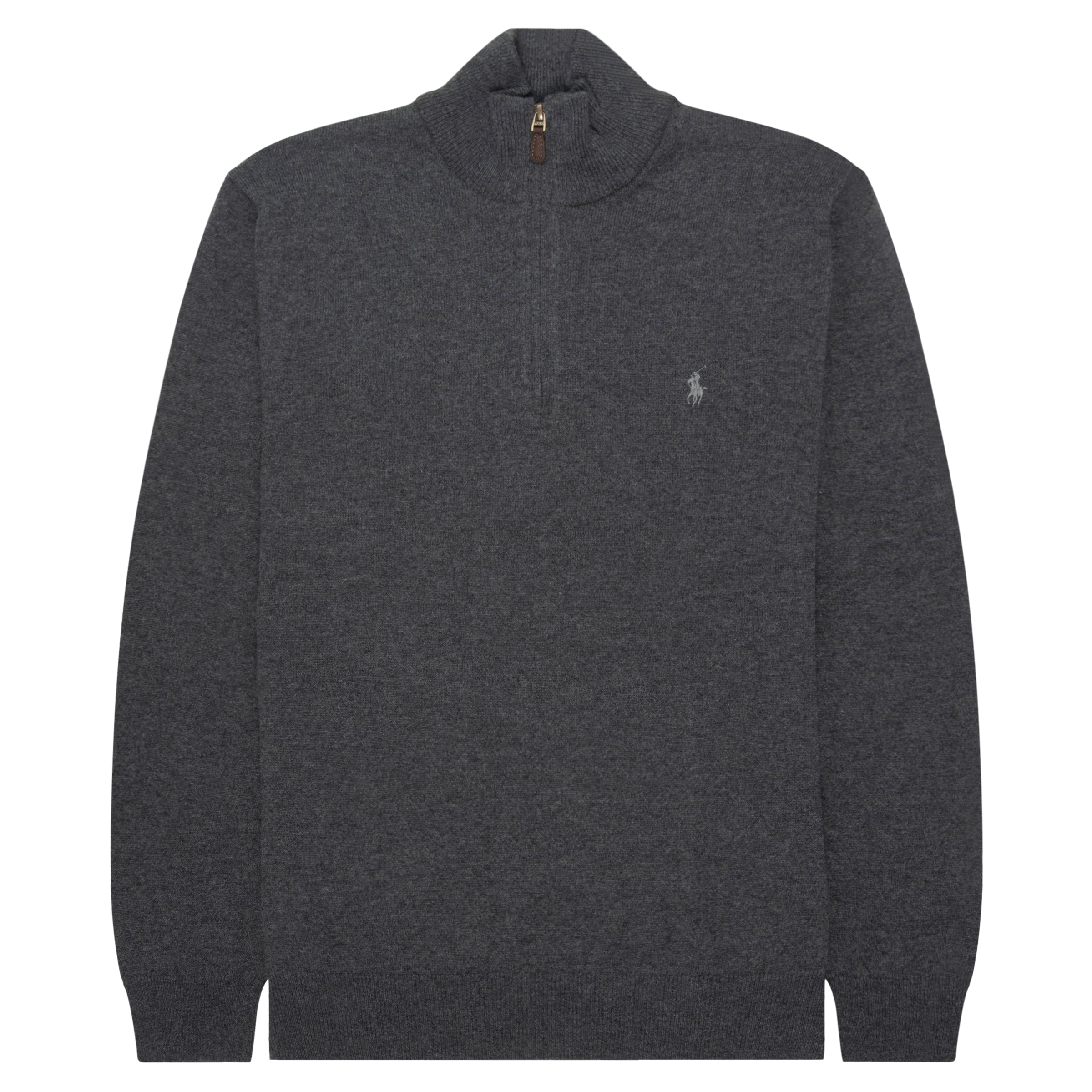 Ralph Lauren Grey Lambswool 1/4 Zip
