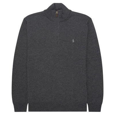 Polo Ralph Lauren Grey Lambswool 1/4 Zip