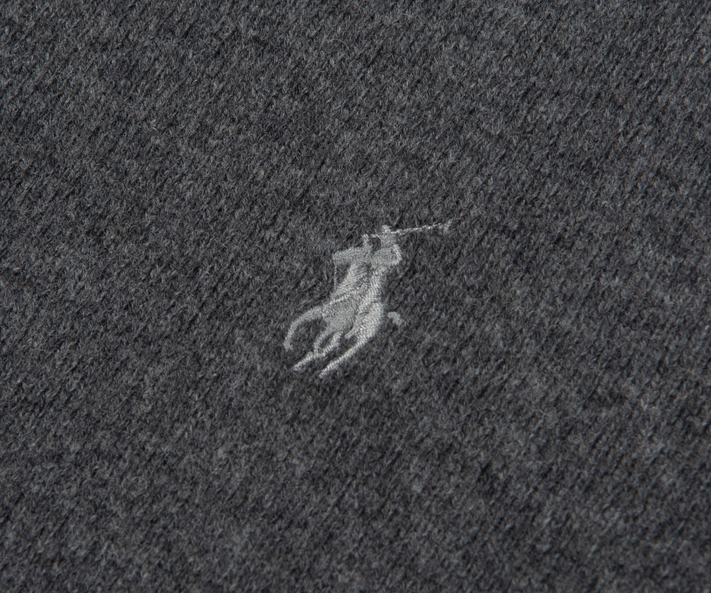 Ralph Lauren Grey Lambswool 1/4 Zip