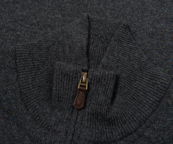Polo Ralph Lauren Grey Lambswool 1/4 Zip