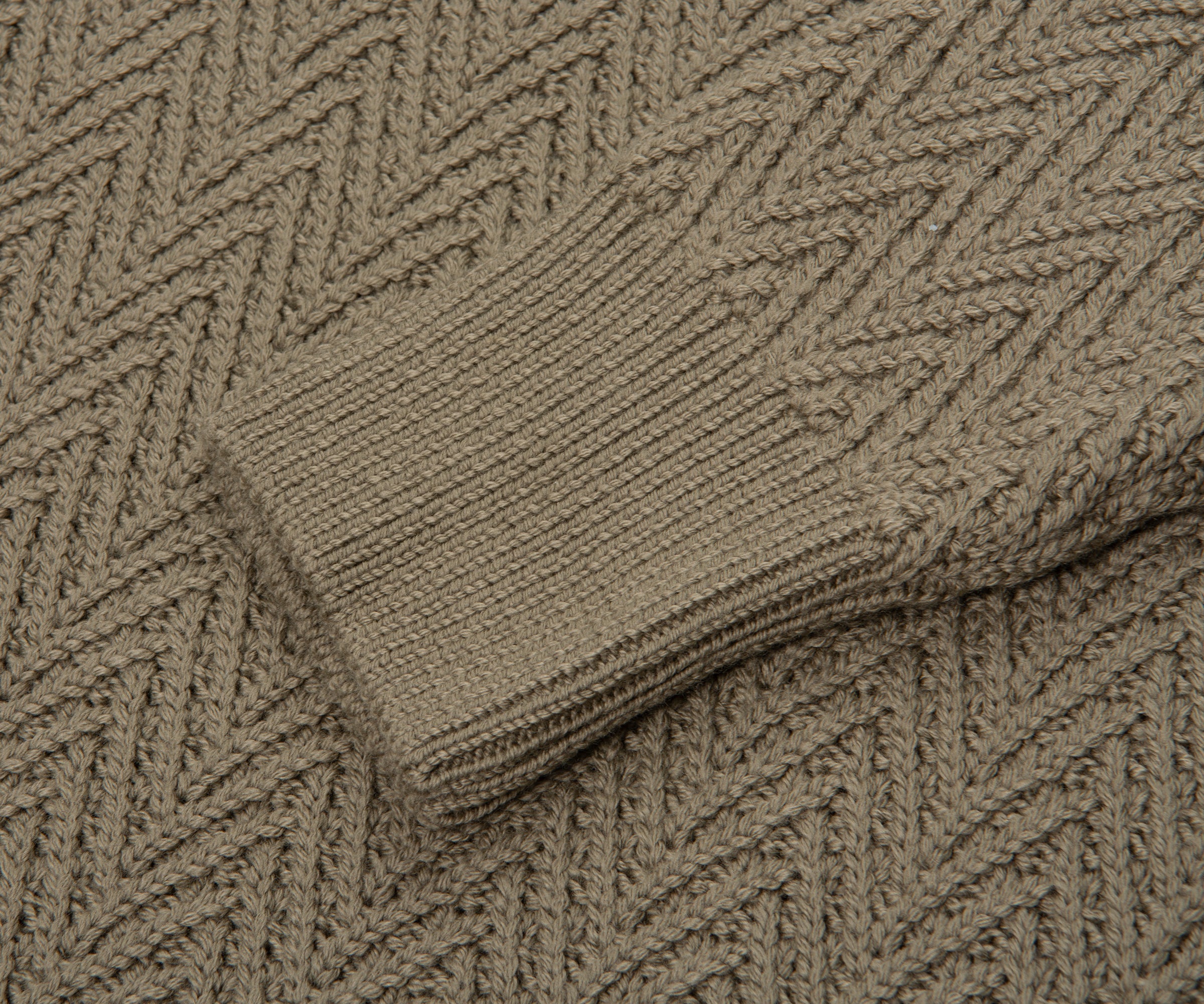 Boss H Hitalo Sage Cable Knit